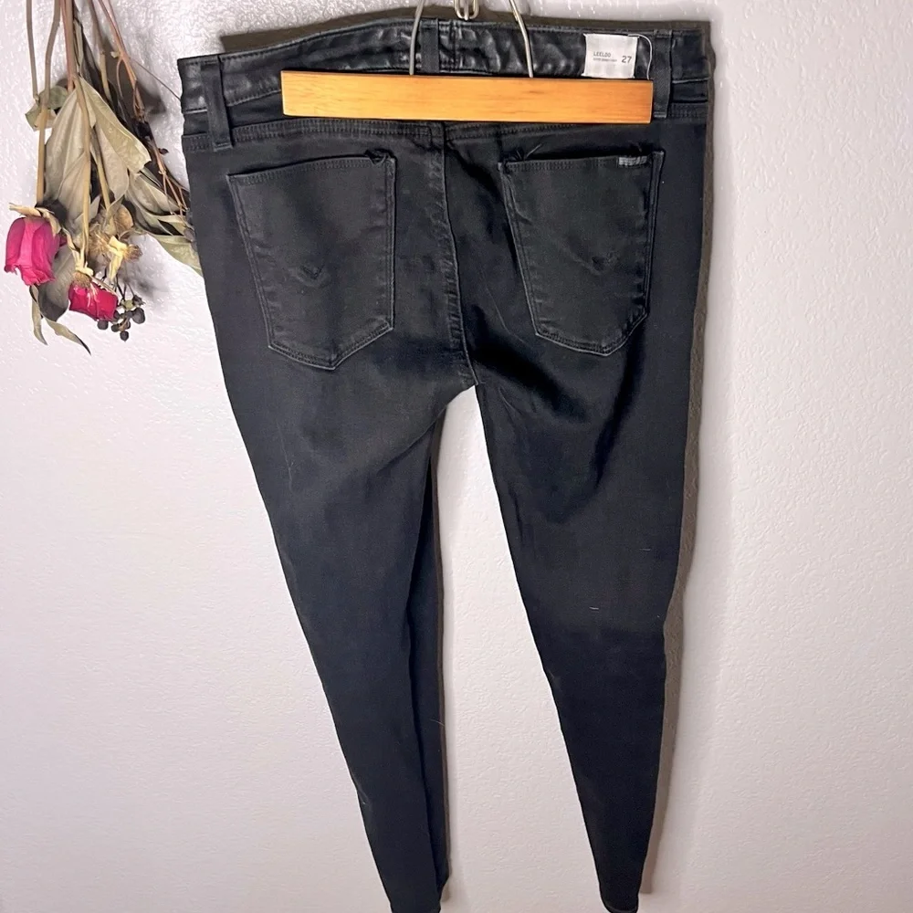 Hudson Women's | Leeloo Super Skinny Cropped black jeans, sz 27. Great used